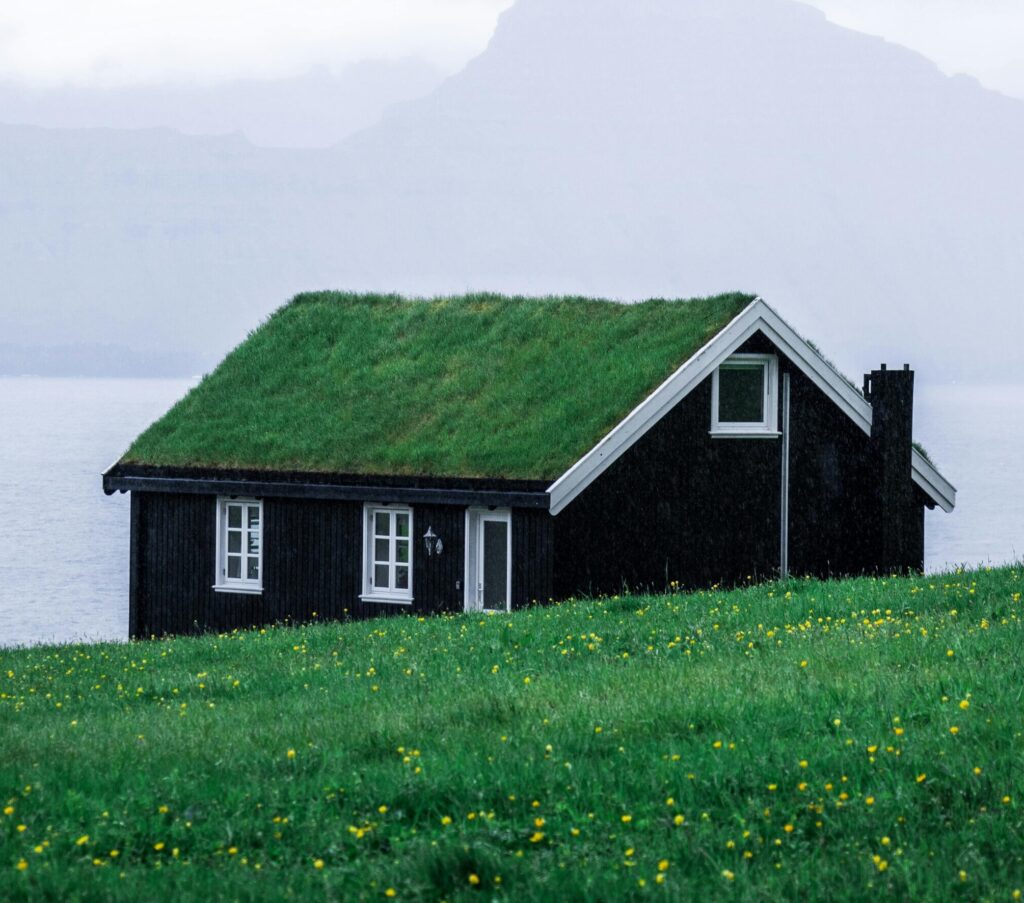 casa teto verde